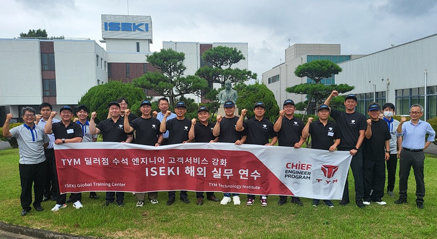 TYM conducts overseas training with ISEKI