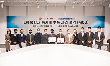 TYM signed an MOU with KOLONG GLOTECH